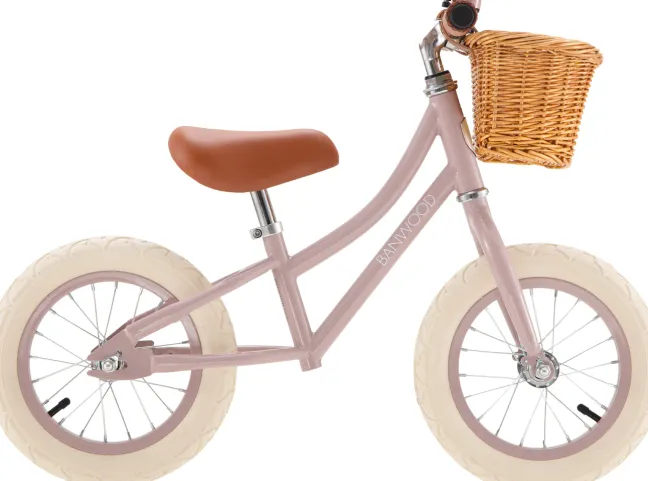 BANWOOD FIRST GO Laufrad dusty pink