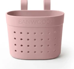 BANWOOD Pin & Ride Kinder-Lenkerkorb Dustyrose (für Laufrad, Roller & Fahrrad)