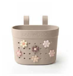 BANWOOD Pin & Ride Kinder-Lenkerkorb Sand (für Laufrad, Roller & Fahrrad)