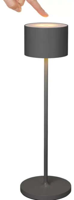 Blomus Mobile LED-Tischleuchte FAROL Warm Gray
