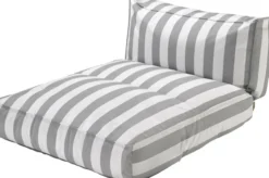 Blomus Outdoor-Bett STAY 120x190 cm Lily White/Elephant Skin