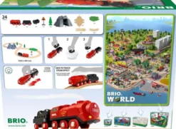 BRIO Batterie-Dampflok Set 36017