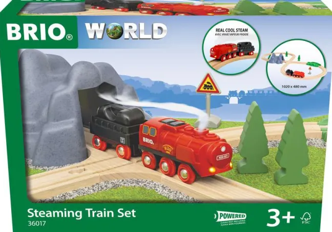 BRIO Batterie-Dampflok Set 36017