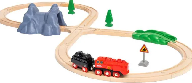 BRIO Batterie-Dampflok Set 36017