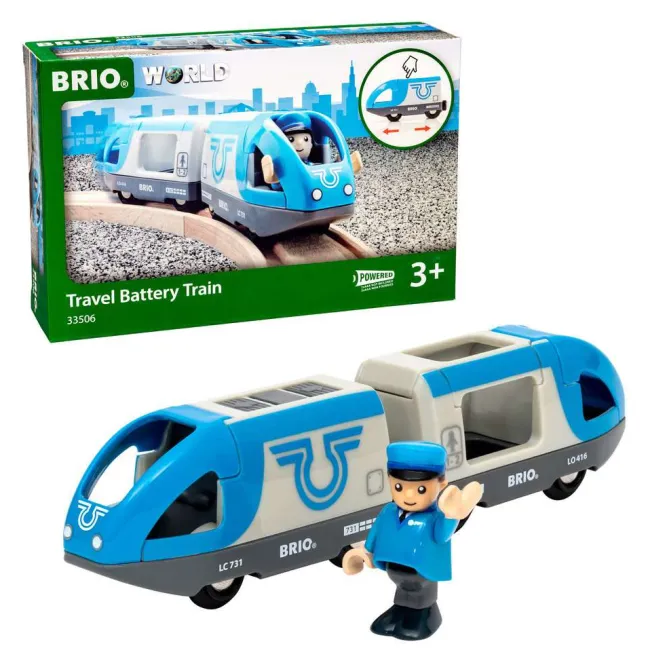 Brio Blauer Reisezug (Batteriebetrieben) 33506