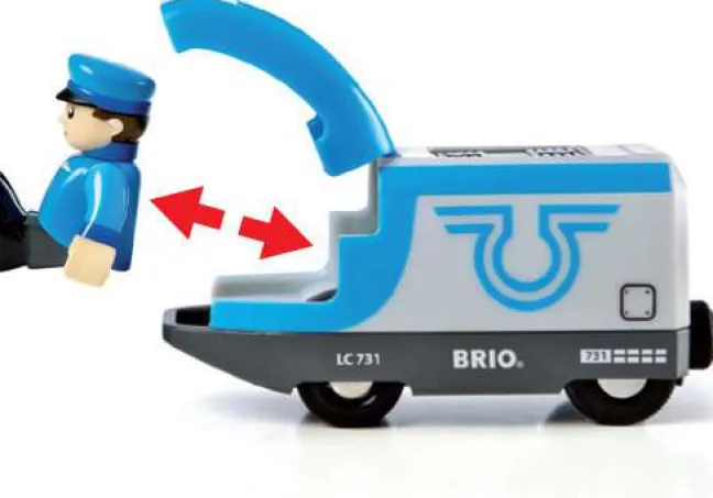Brio Blauer Reisezug (Batteriebetrieben) 33506