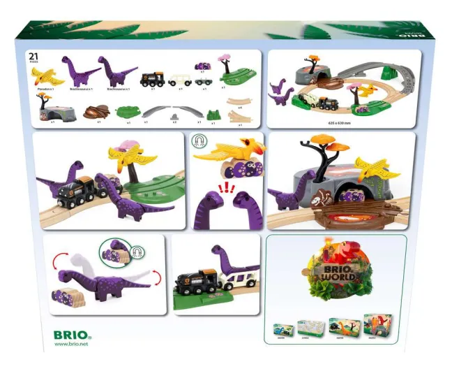 Brio Dinosaurier Abenteuer-Set 36094
