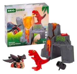 Brio Dinosaurier-Vulkan mit Ausbruchsfunktion 36092