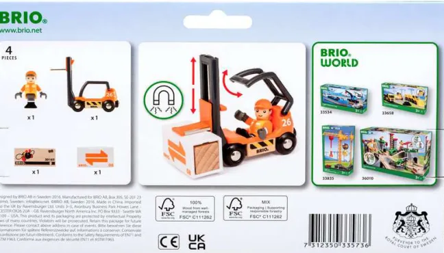 Brio Gabelstapler 33573