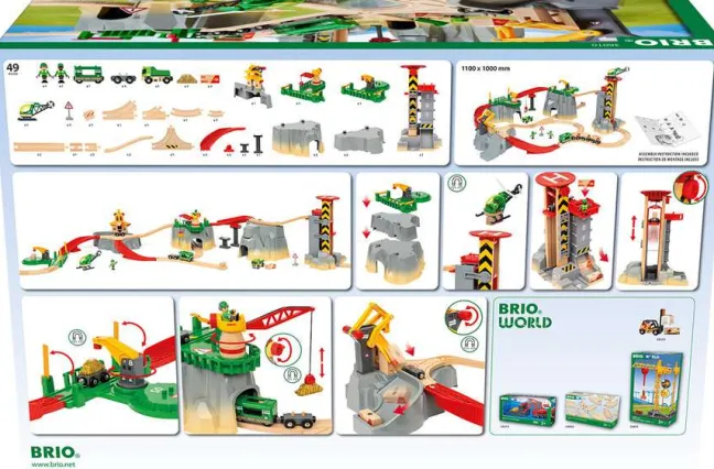BRIO Gebirgs-Frachten Set Deluxe 36010