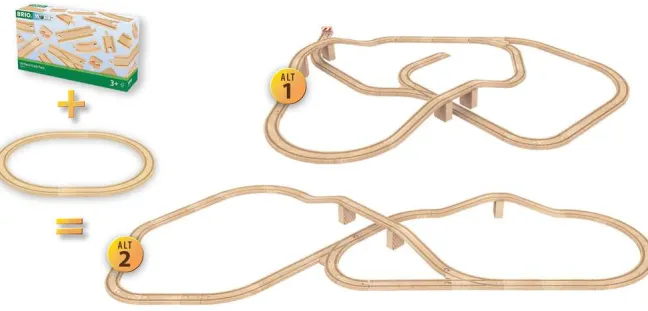 Brio Großes Schienensortiment 50 Teile 33772