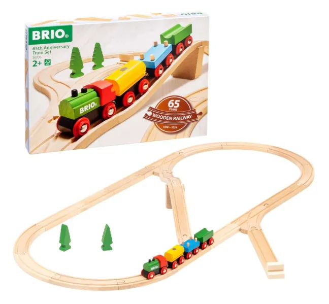 BRIO 65 Jahre Holzeisenbahn Jubiläums-Zugset 36036