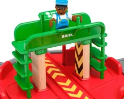 Brio Lok-Drehscheibe mit Kontrollbrücke 33476