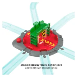 Brio Lok-Drehscheibe mit Kontrollbrücke 33476