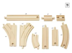 Brio Mittleres Schienensortiment 33402