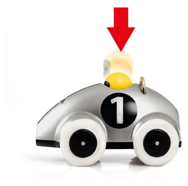 Brio Push & Go Rennwagen Silber Edition 30232