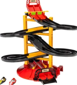 Brio Rennbahn-Turm mit zwei Rennwagen 30550