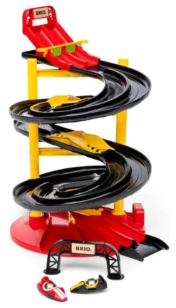 Brio Rennbahn-Turm mit zwei Rennwagen 30550