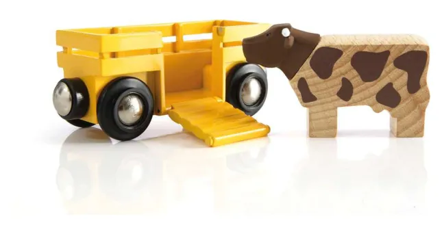 Brio Tierwagen mit Kuh 33406