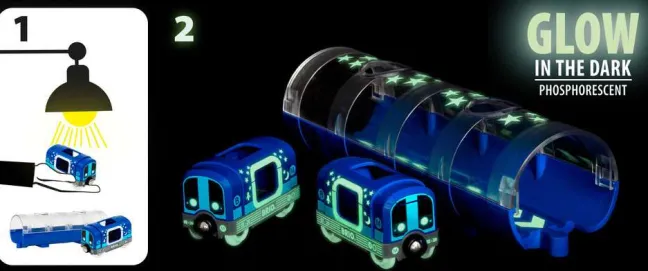 Brio Tunnelbox U-Bahn Glow in the Dark 33970