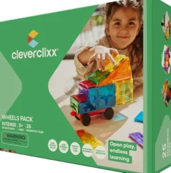 Cleverclixx® Magentbausteine Auto-Bausatz Intense 25 Teile