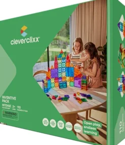Cleverclixx® Magentbausteine Erfindungs-Bausatz Intense 110 Teile