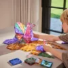 Cleverclixx® Magentbausteine Geometrie-Bausatz Pastell 45 Teile