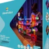 Cleverclixx® Magentbausteine Kugelbahn Lichteffekt-Bausatz Intense 100 Teile