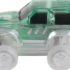 Cleverclixx® Magentbausteine Race Track Car Rennbahnauto grün