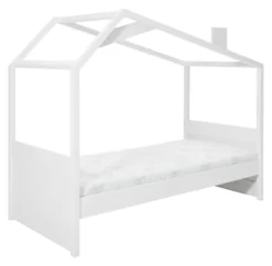 COOL KIDS by Lifetime Himmelbett 90x200cm weiß lackiert inkl. Rollrost Sale