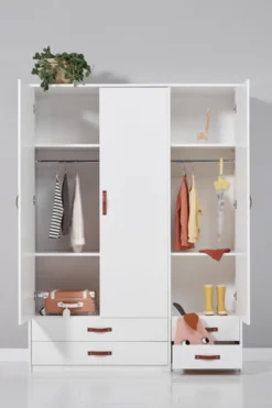 COOL KIDS by Lifetime Kleiderschrank mit 3 Türen und 4 Schubladen weiß Sale