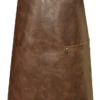 Crafted Lederschürze Vintage Apron braun