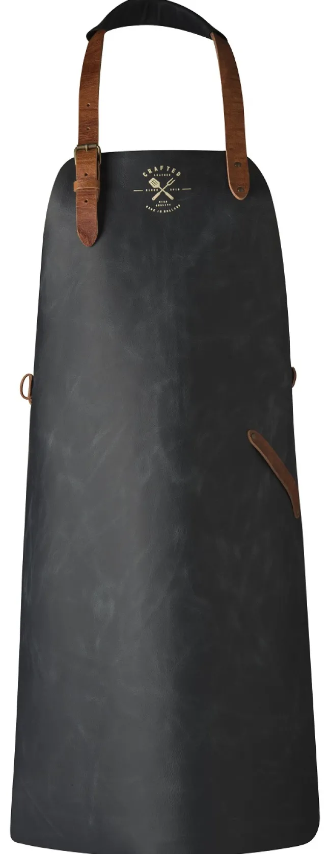 Crafted Lederschürze Vintage Apron schwarz 100105 Sale