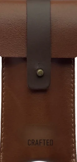 Crafted Taschenmesser Tasche aus Leder hellbraun