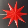 DecoTrend Sterntaler Fensterstern 9 Zacker Ø11,5cm Batterie Indoor rot