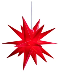 DecoTrend Sterntaler Kleiner Stern Ø25cm Batterie Outdoor rot