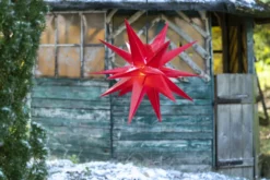 DecoTrend Sterntaler Medium Stern Ø40cm Trafo In- und Outdoor rot