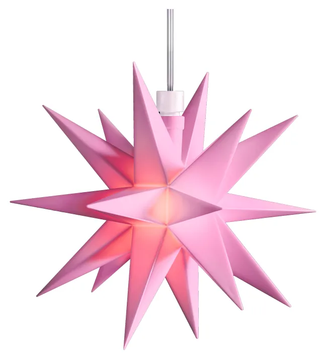 DecoTrend Sterntaler Mini-Stern Ø12cm Batterie Indoor rosa