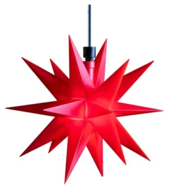 DecoTrend Sterntaler Mini-Stern Ø12cm Batterie Outdoor rot