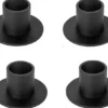 DecoTrend Ständer Stabkerzen (4 Stück) schwarz