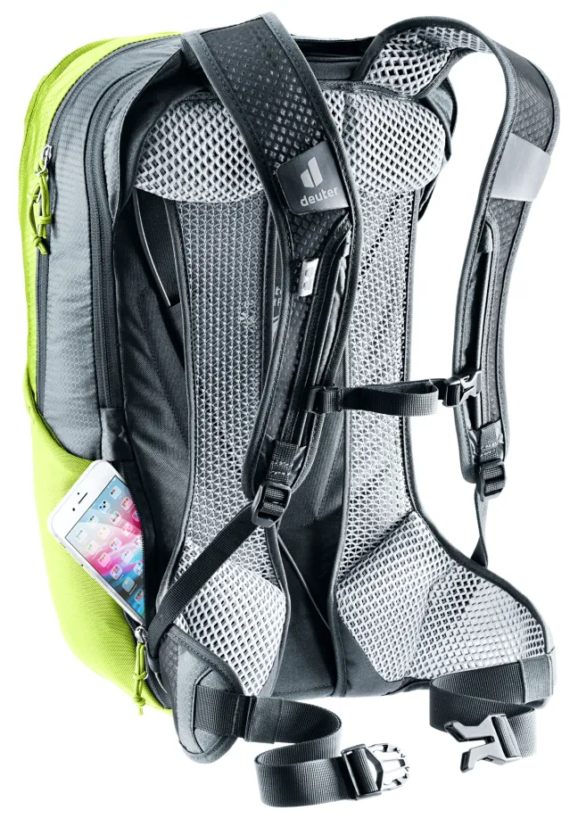 Deuter Bike-Rucksack Race Air 14+3 citrus-graphite
