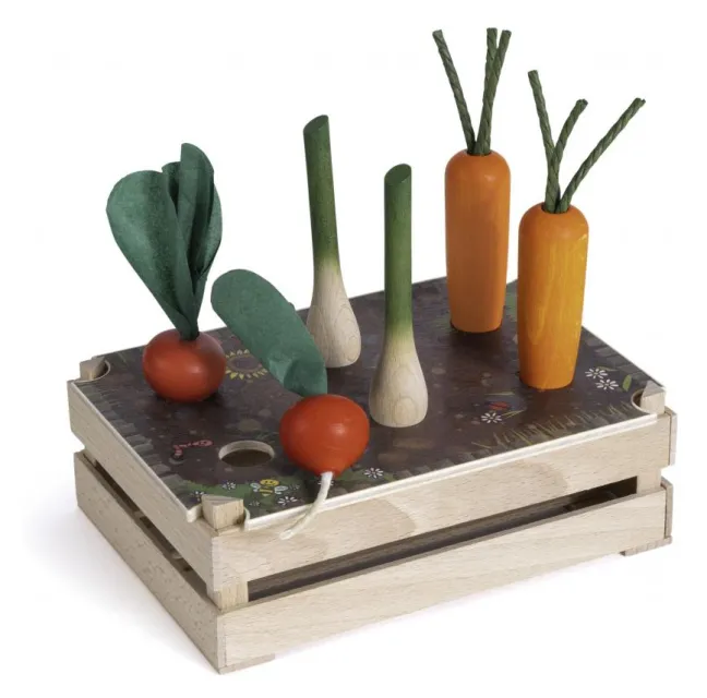 Erzi Kaufladenzubehör Gemüsebeet Erzi Garten 42470