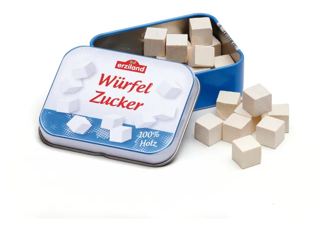 Erzi Kaufladenzubehör Würfelzucker in der Dose 19033