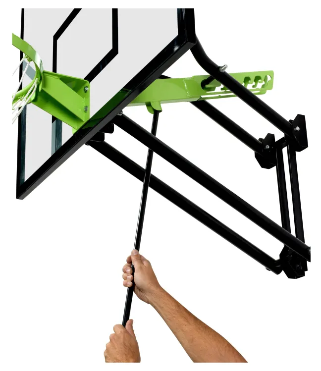EXIT Galaxy Basketballkorb zur Wandmontage - grün/schwarz