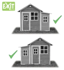 EXIT Loft 150 Gartenhaus Rotbraun