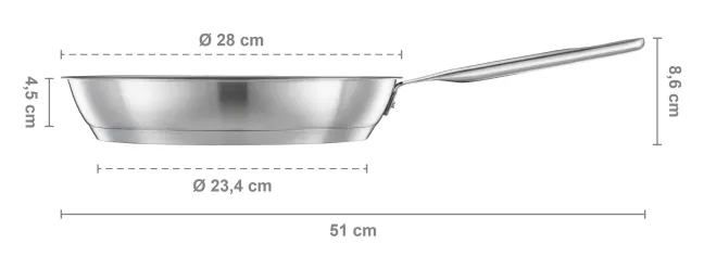 FISKARS All Steel Bratpfanne 28 cm