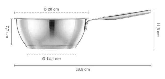 FISKARS All Steel Sautierpfanne 2 l