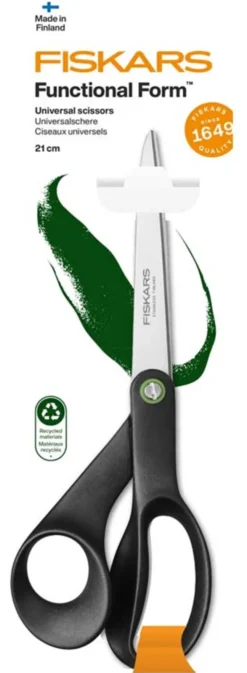 FISKARS Functional Form Recyclete Universalschere 21cm schwarz