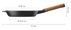 FISKARS Norden Gusseisen Bratpfanne 26cm