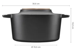 FISKARS Norden Gusseisen Kasserolle Dutch Oven 4L